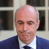 Olivier Marleix avait soutenu ce printemps la candidature de Bruno Retailleau à la présidence des Républicains face à Laurent Wauquiez (archives). KEYSTONE/EPA/OLIVIER MATTHYS